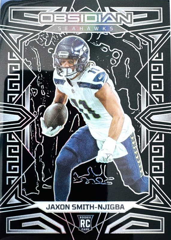 Jaxon Smith-Njigba 2023 Obsidian #186 Base Rookie SGC 9.5