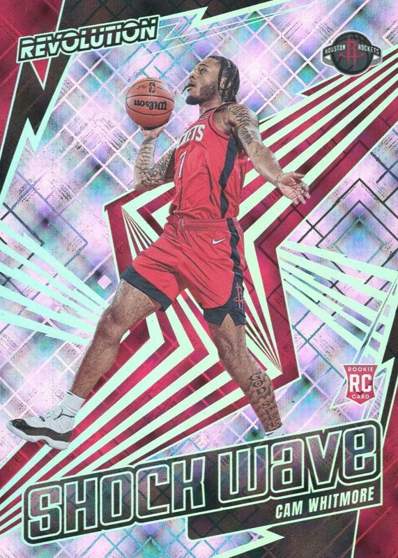 Cam Whitmore 2023 Revolution #17 Shock Wave - Cosmic /99 Rookie RAW