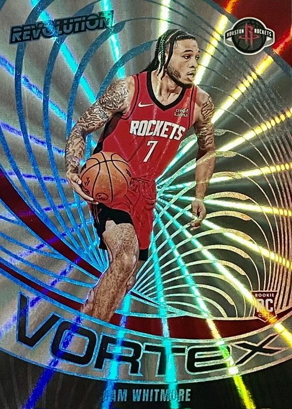 Cam Whitmore 2023 Revolution #4 Vortex - Sunburst /75 Rookie RAW