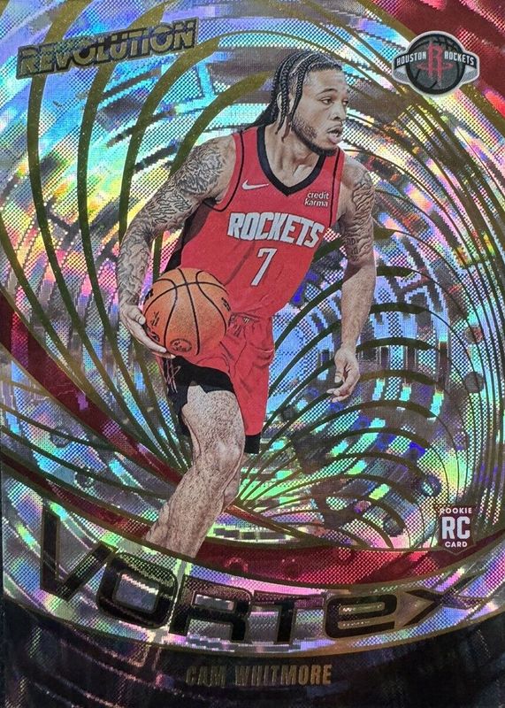 Cam Whitmore 2023 Revolution #4 Vortex - Fractal Rookie RAW