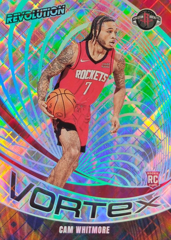 Cam Whitmore 2023 Revolution #4 Vortex - Cosmic /99 Rookie SGC 10