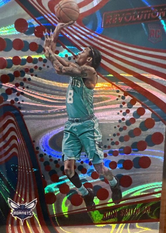 Nick Smith Jr. 2023 Revolution #115 Red Swirl /199 Rookie RAW