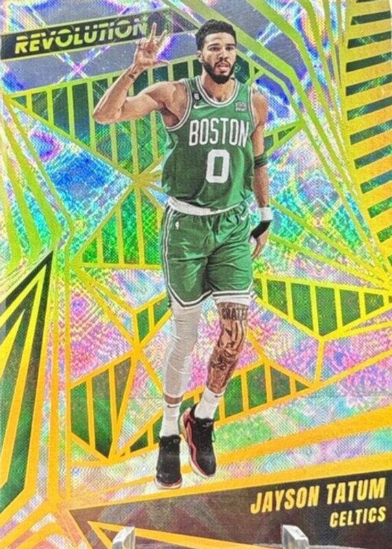 Jayson Tatum 2023 Revolution #35 Galactic /(SSP) PSA 10