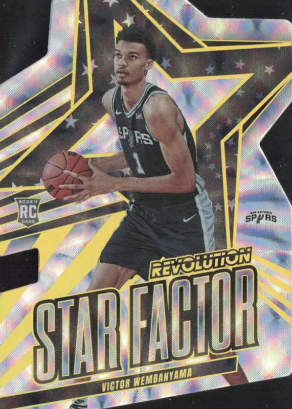 Victor Wembanyama 2023 Revolution #10 Star Factor /(SSP) Rookie PSA 10