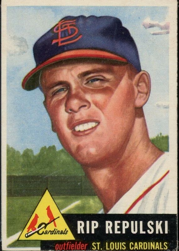 Rip Repulski 1953 Topps #172 Base Rookie BVG 3.5