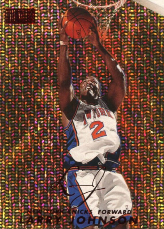 Larry Johnson 1998 SkyBox Premium #63 Star Rubies /50 RAW