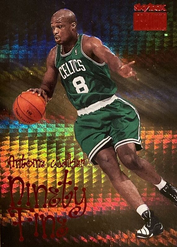 Antoine Walker 1998 SkyBox Premium #225 Ninety Fine - Star Rubies /50 PSA 10