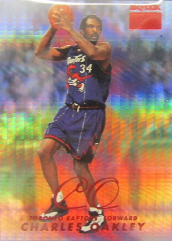 Charles Oakley 1998 SkyBox Premium #132 Star Rubies /50 PSA 9