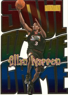 Allen Iverson 1997 SkyBox Z-Force #4QS Quick Strike Price
