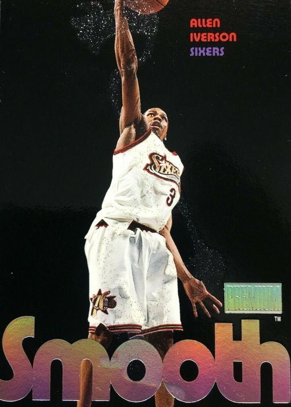 Allen Iverson 1998 SkyBox Premium #6SM Smooth SGC 9.5