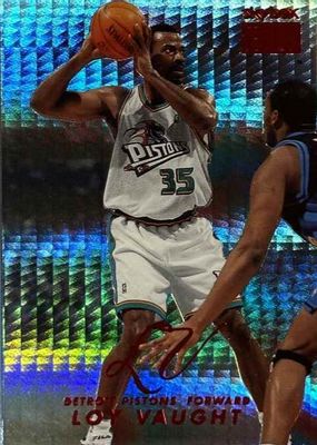 Loy Vaught 1997 Metal Universe #29 Precious Metal Gems Green /10 