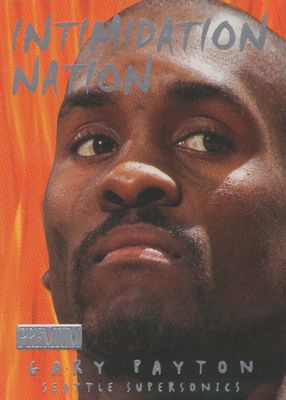 1998 SkyBox Premium #9IN Intimidation Nation