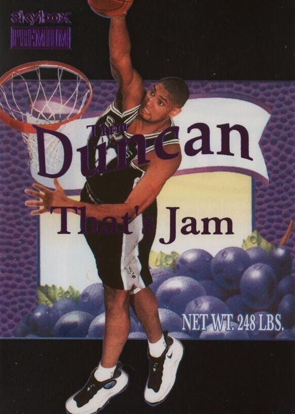 Tim Duncan 1998 Skybox Premium #1TJ That's Jam Price Guide