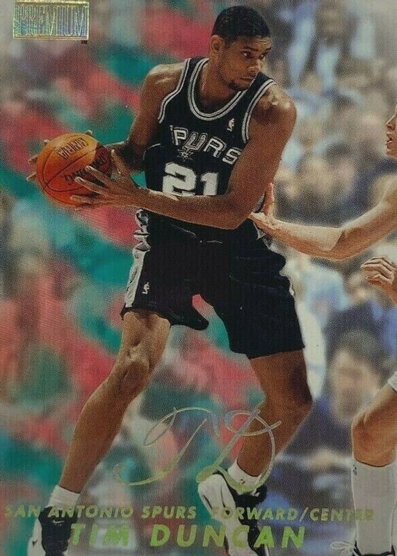 Tim Duncan 1998 SkyBox Premium #1 Base SGC 10