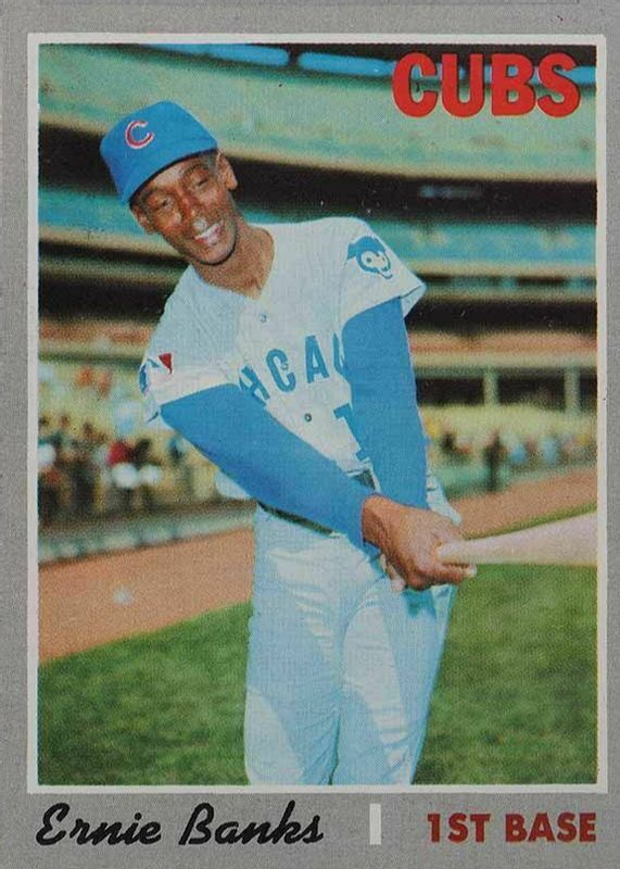 Ernie Banks 1970 Topps #630 Base BVG 2.5