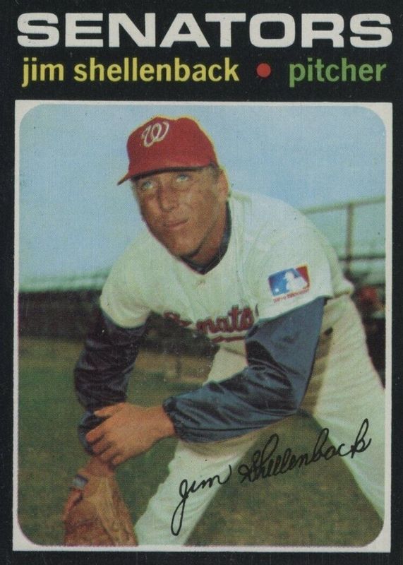 Jim Shellenback 1971 Topps #351 Base SGC 7.5