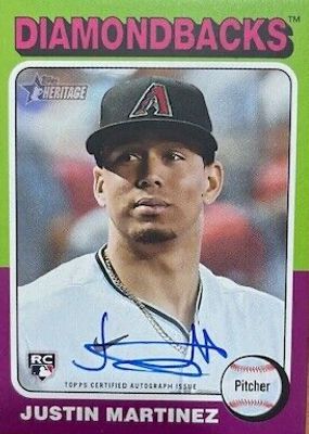 Justin Martinez 2024 Topps Heritage #ROA-JMAR Real One