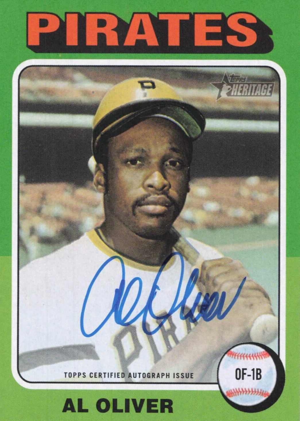 Al Oliver 2024 Topps Heritage #75RO-AO Real One Autographs Price