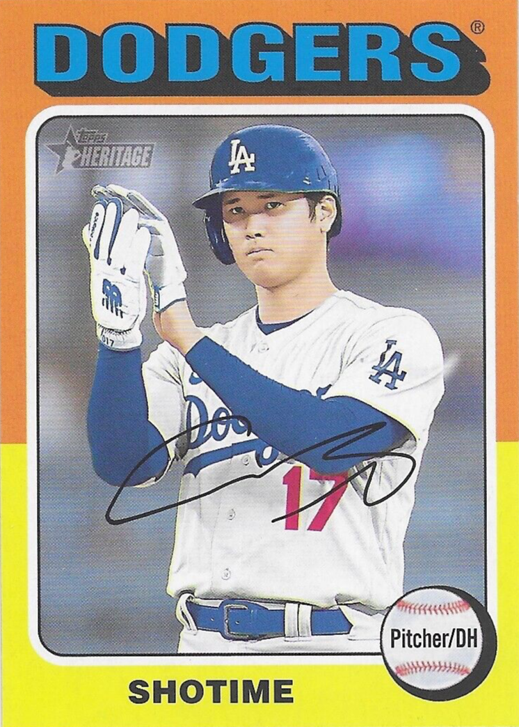 Topps Heritage 大谷翔平 SSP NICK NAME PSA10