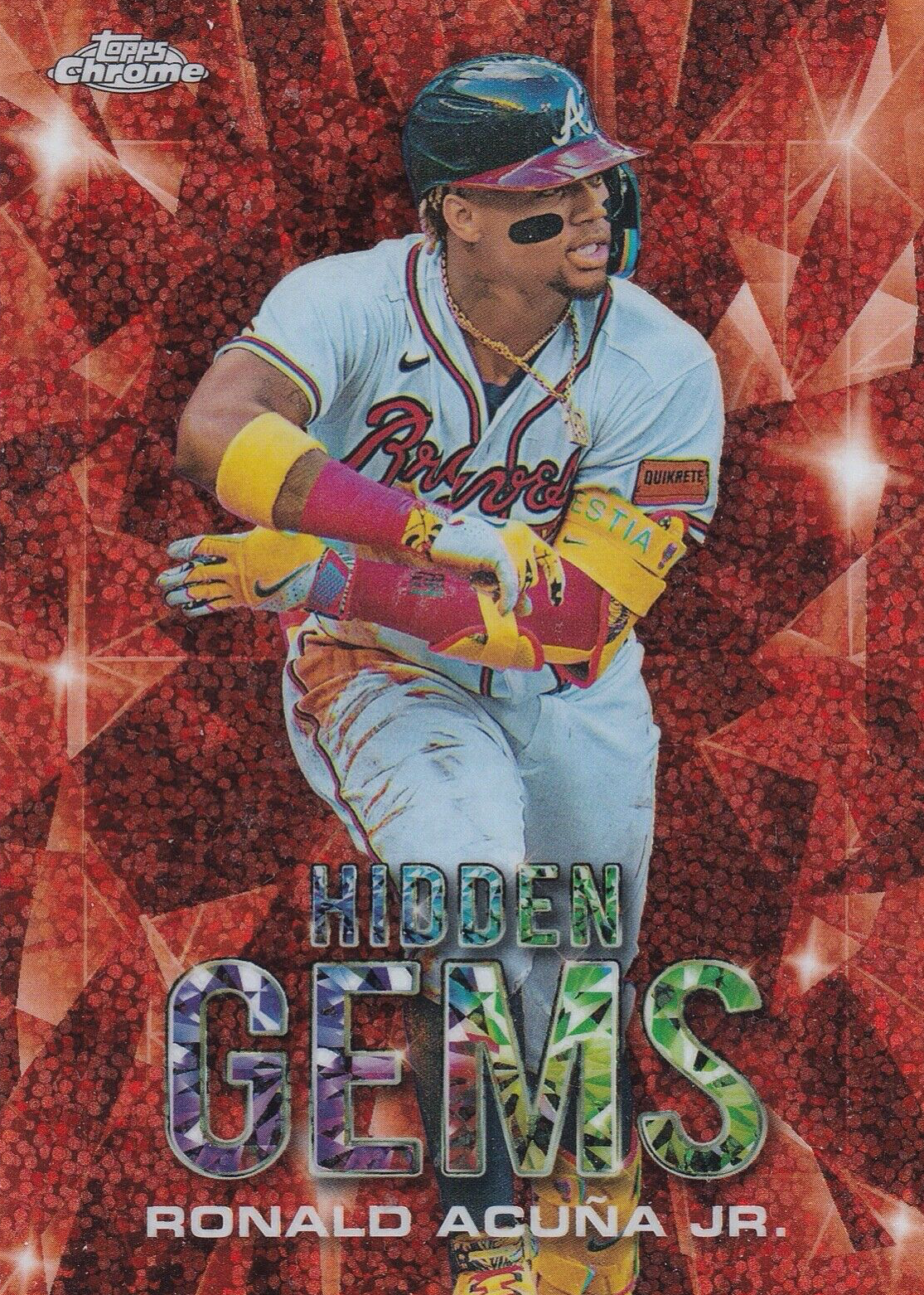 Ronald Acuna Jr. 2024 Topps Heritage #HG-8 Hidden Gems /(SSP 
