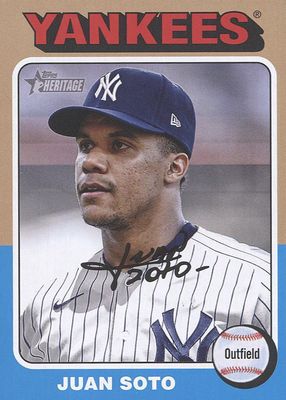 2024 Topps Heritage #143 Color Swap Variation