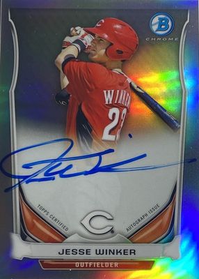 2014 Bowman #BCAP-JW Chrome Prospect Auto - Refractor /500