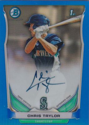 2014 Bowman #BCAP-CT Chrome Prospect Auto - Blue Refractor /150 (1st)