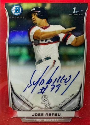 2014 Bowman #BCAP-JAB Chrome Prospect Auto - Red Refractor /5 (1st)