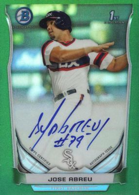 2014 Bowman #BCAP-JAB Chrome Prospect Auto - Green Refractor /75 (1st)