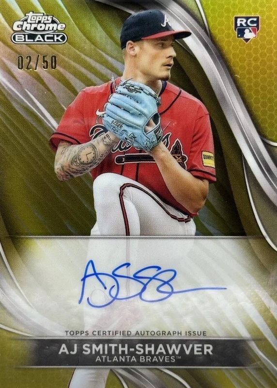 2024 Topps Chrome Black #CBA-AS Autographs - Gold Refractor /50