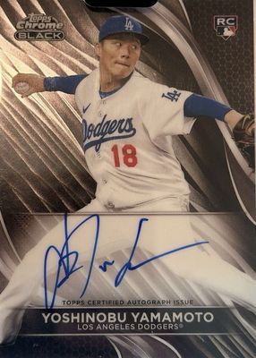 2024 Topps Chrome Black #CBA-YY Autographs