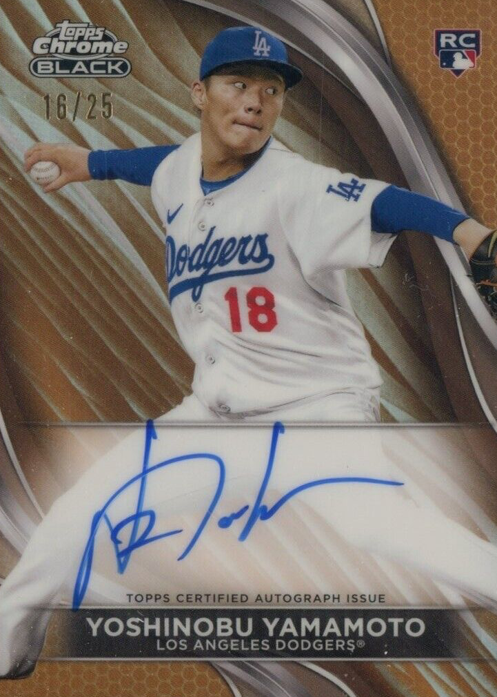 Yoshinobu Yamamoto Dodgers RC 16/25