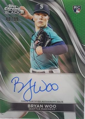 2024 Topps Chrome Black #CBA-BW Autographs - Green Refractor /99