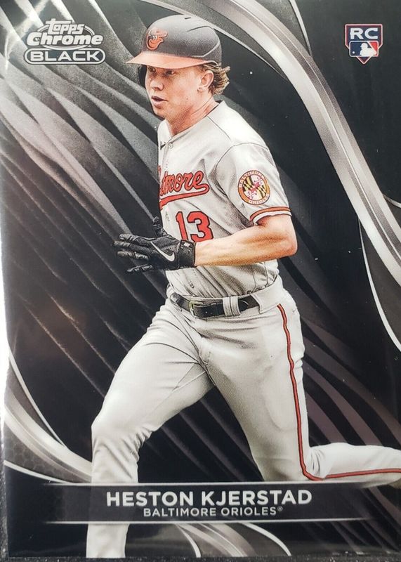 Heston Kjerstad 2024 Topps Chrome Black #86 Base Rookie SGC 10