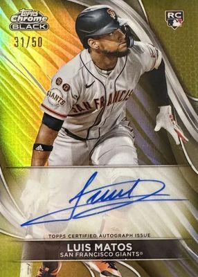 2024 Topps Chrome Black #CBA-LM Autographs - Gold Refractor /50