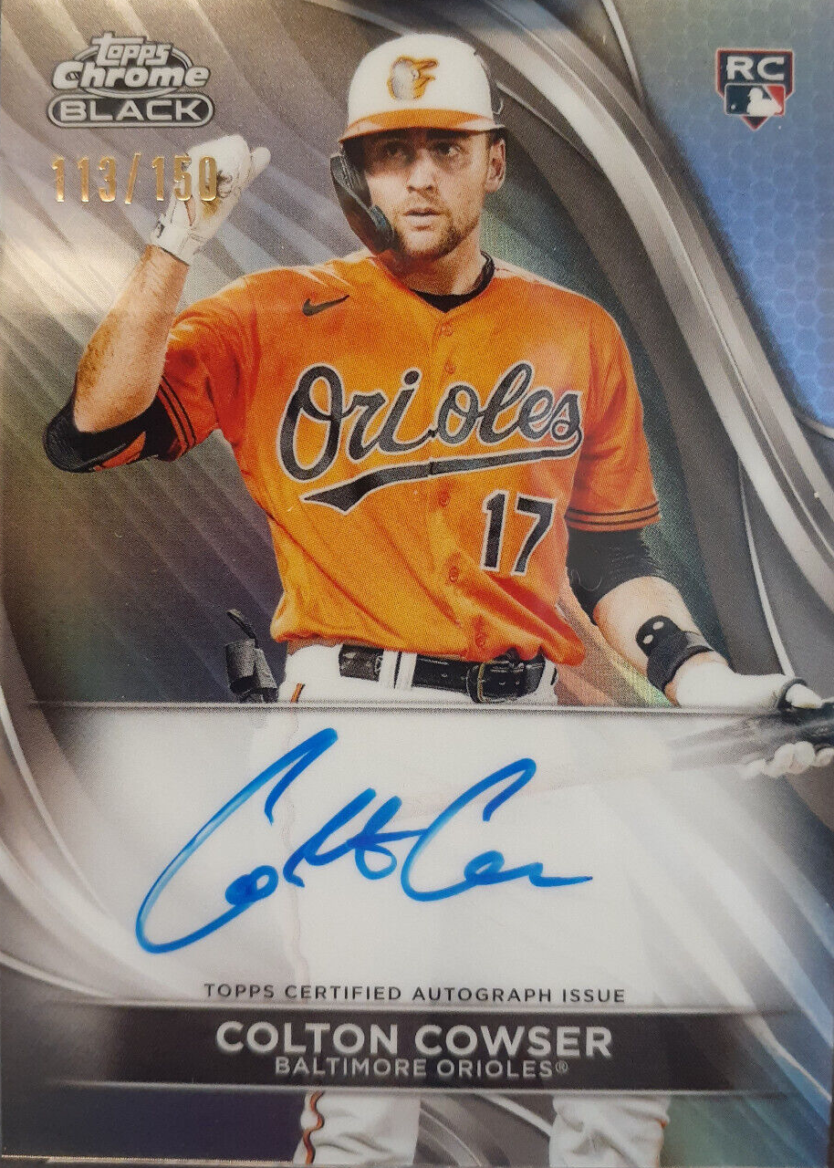 Colton Cowser 2024 Topps Chrome Black #CBA-CC Autographs