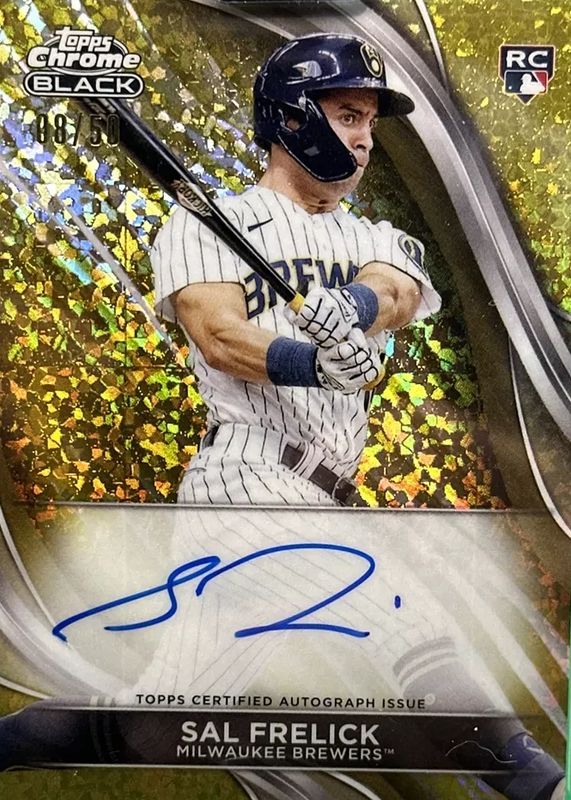 2024 Topps Chrome Black #CBA-SF Autographs - Gold Mini-Diamond Refractor /50