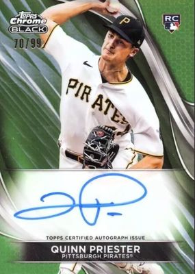 2024 Topps Chrome Black #CBA-QP Autographs - Green Refractor /99