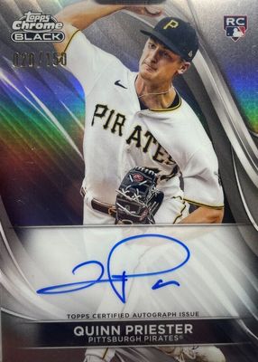 2024 Topps Chrome Black #CBA-QP Autographs - Refractor /150