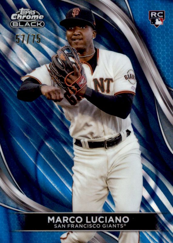 2024 Topps Chrome Black #7 Blue Refractor /75