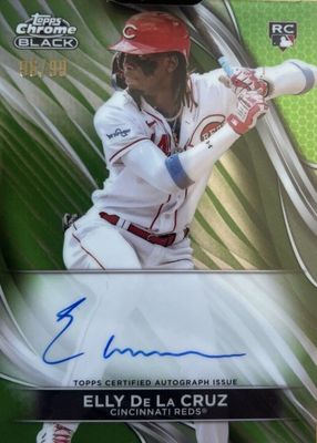 2024 Topps Chrome Black #CBA-ED Autographs - Green Refractor /99
