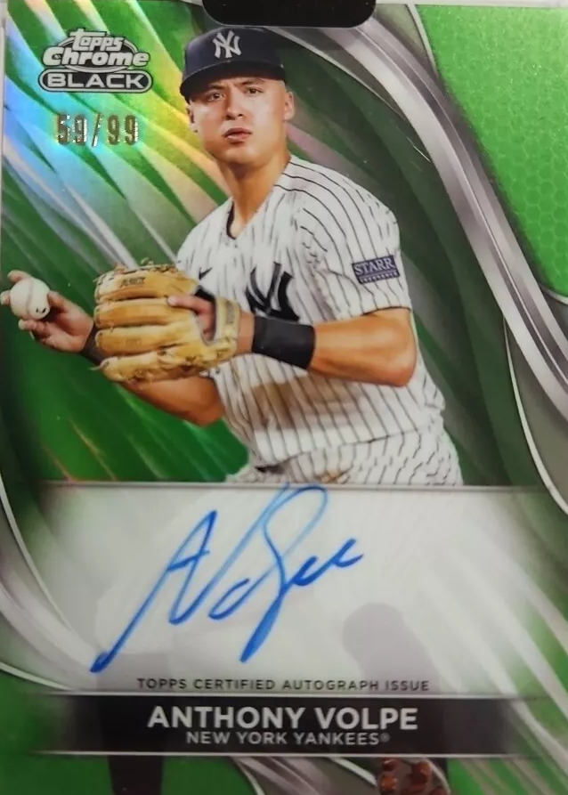 1枚限定！Anthony Volpe Auto 2022 Leaf l Anthony Volpe 2023 Topps Chrome #RA-AV Rookie Autographs
