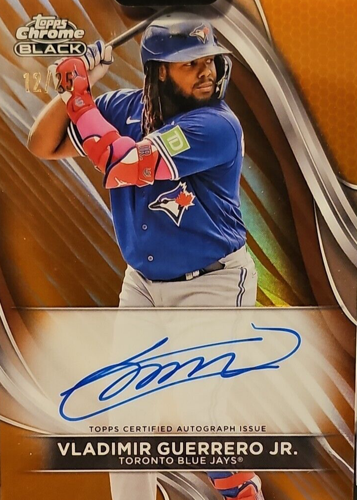 Vladimir Guerrero Sr. 2024 Topps Chrome Black #CBA-VGU Autographs