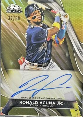 2024 Topps Chrome Black #CBA-RA Autographs - Gold Refractor /50