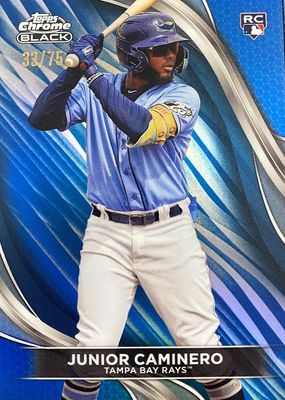 2024 Topps Chrome Black #78 Blue Lava Refractor /75