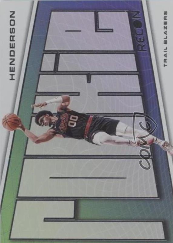 Scoot Henderson 2023 Recon #20 Rookie Recon Rookie RAW