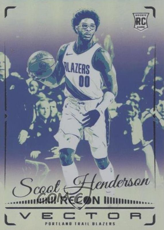 Scoot Henderson 2023 Recon #18 Vector Rookie RAW