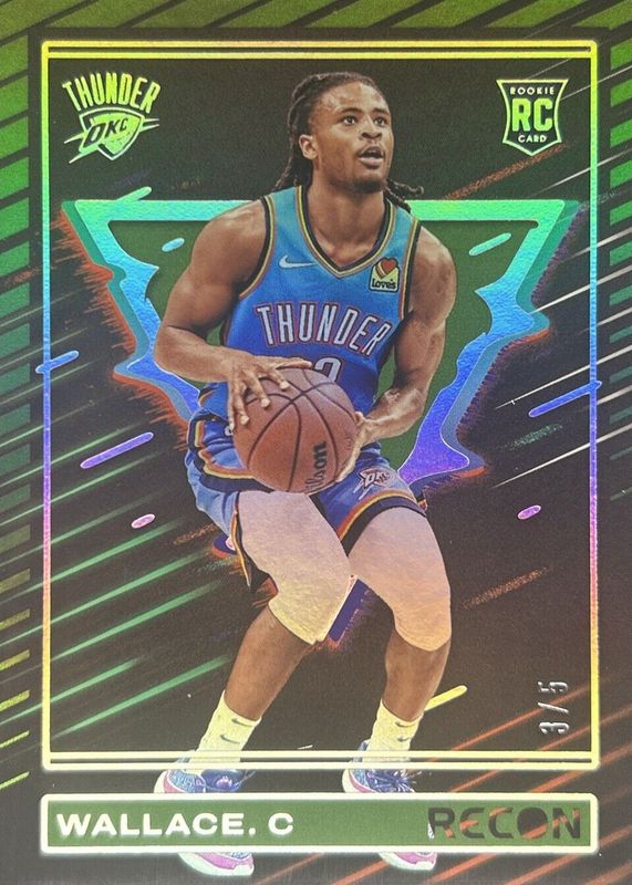 Cason Wallace 2023 Recon #244 Green /5 Rookie RAW