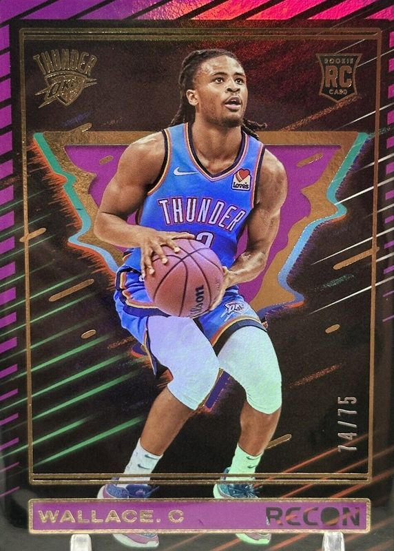 Cason Wallace 2023 Recon #244 Purple /75 Rookie RAW