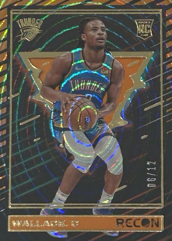 Cason Wallace 2023 Recon #244 FOTL Orange /12 Rookie RAW